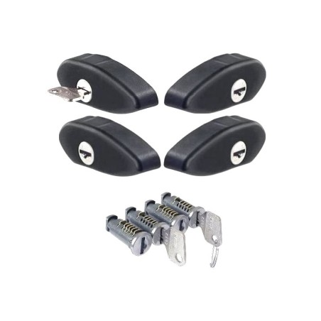 Cruz 4 anti-theft end caps Airo + Cruz 4 anti-theft key locks