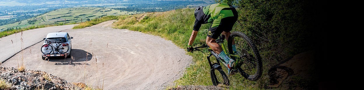 Towbar bike racks